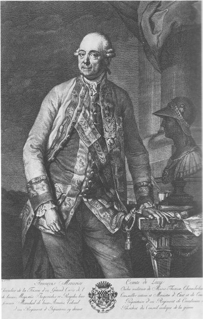 Kupferstich von Graf Franz Moritz von Lacy von  Unknown